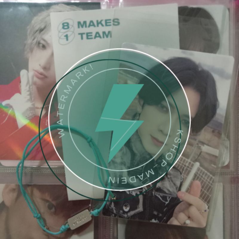 BRACELET ATEEZ YEOSANG PHOTOCARD MERCHANDISE 2021 FULLSET ATEEZ SEONGHWA PC YGLOBAL