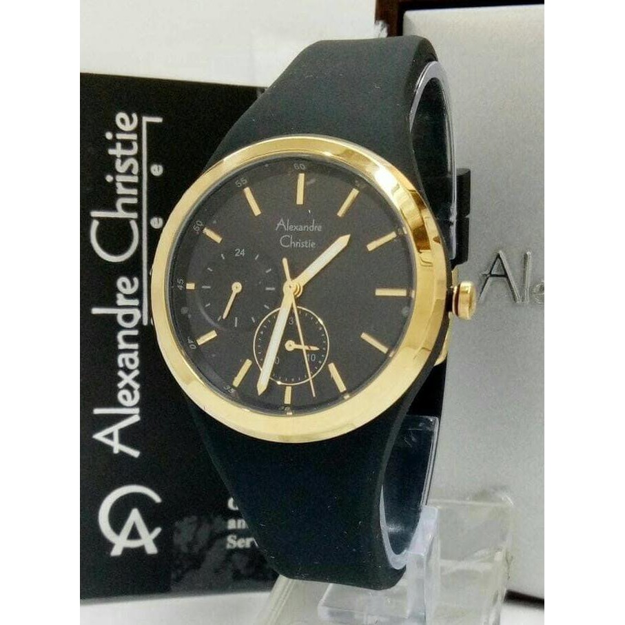 ALEXANDRE CHRISTIE AC 2663 MULTIFUNGTION WANITA BLACK ORIGINAL