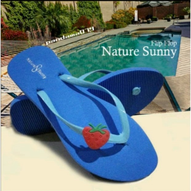 Sandal jepit Nature Sunny Strawberry