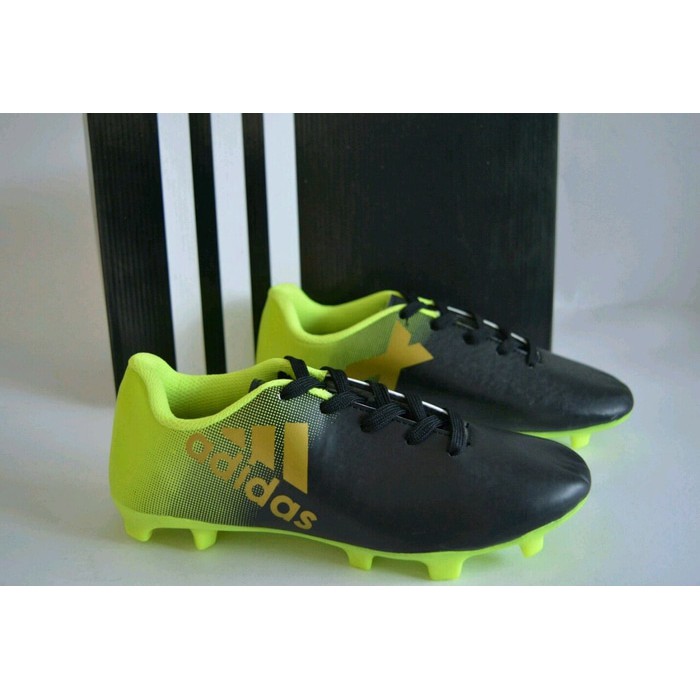 Promo SEPATU BOLA ANAK ADIDAS X TECHFIT SOCER JUNIOR SPORTY KIDS   HitamHijau  35 Diskon