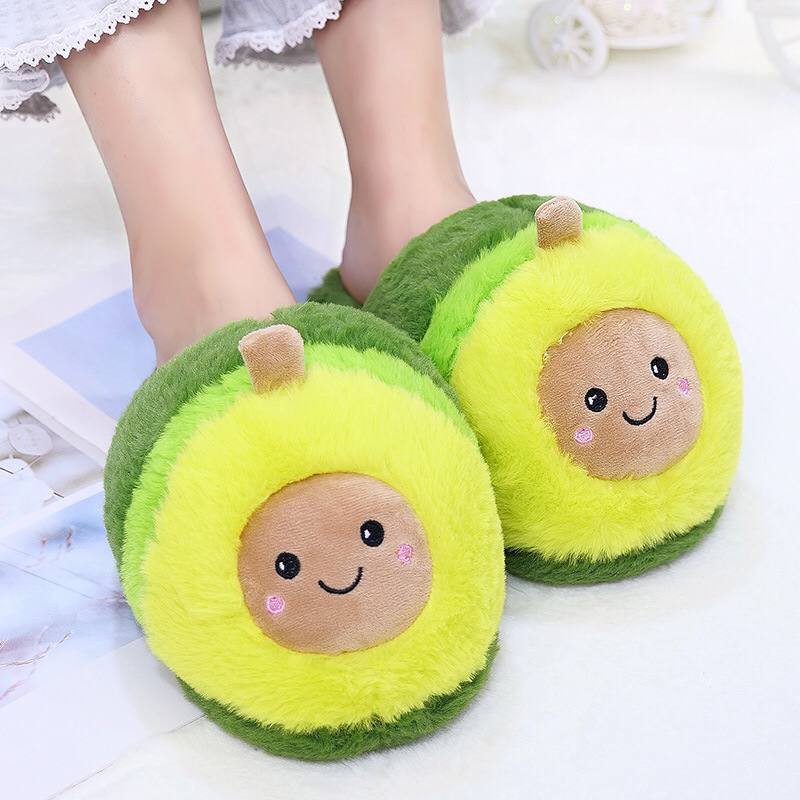 SANDAL KAMAR BONEKA AVOCADO ALPUKAT SLIPPER SEPATU RUMAH IMPOR