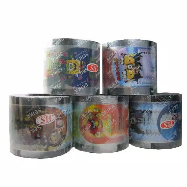 PLASTIK SEAL CUP SEIKA FULL LID ROLL tutup gelas Plastik Sealer Cup Polos / Motif