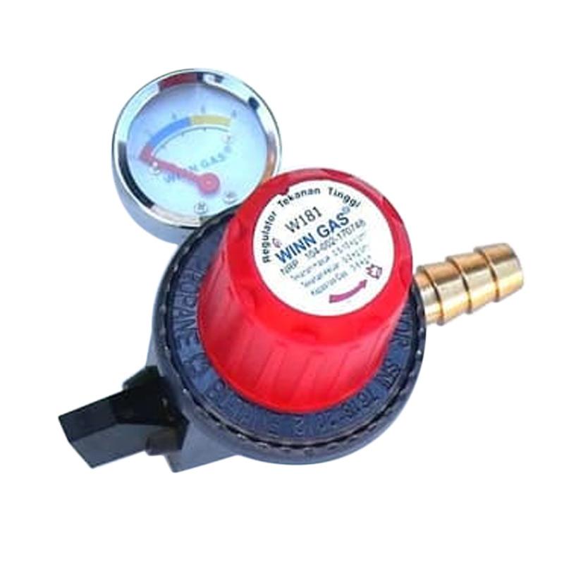 Regulator KOMPOR WINN GAS W-181 M High Pressure + METER