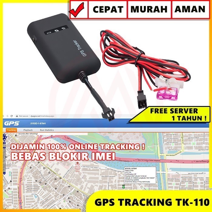 [CEV] MINI GPS TRACKER KENDARAAN ALAT PELACAK ANTI MALING GSM/GPRS AKURAT