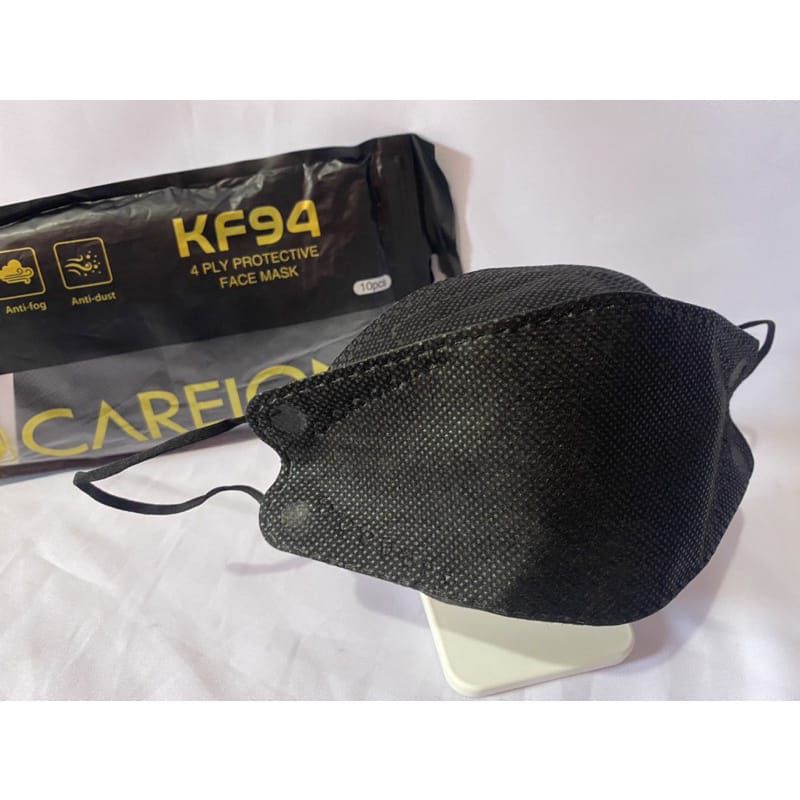 Masker KF94 careion Hitam, Putih