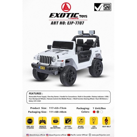 MOBIL AKI JEEP EXOTIC 7707