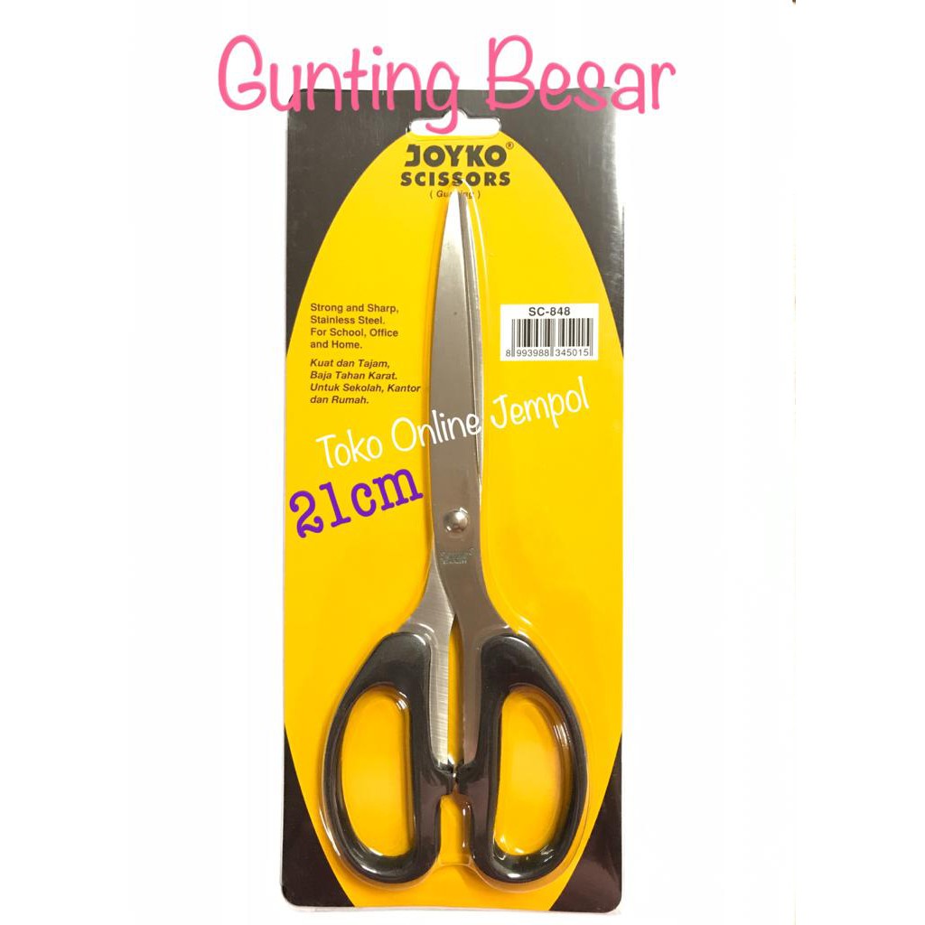 

Gunting Joyko SC-848 BESAR Scissor 345015 Alat Potong Kertas ATK0917JY