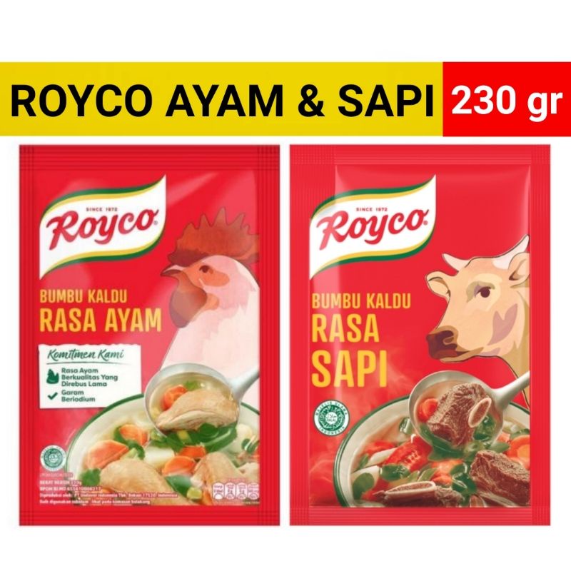 ROYCO / ROYCO AYAM / ROYCO SAPI / MASAKO / MASAKO AYAM / MASAKO SAPI