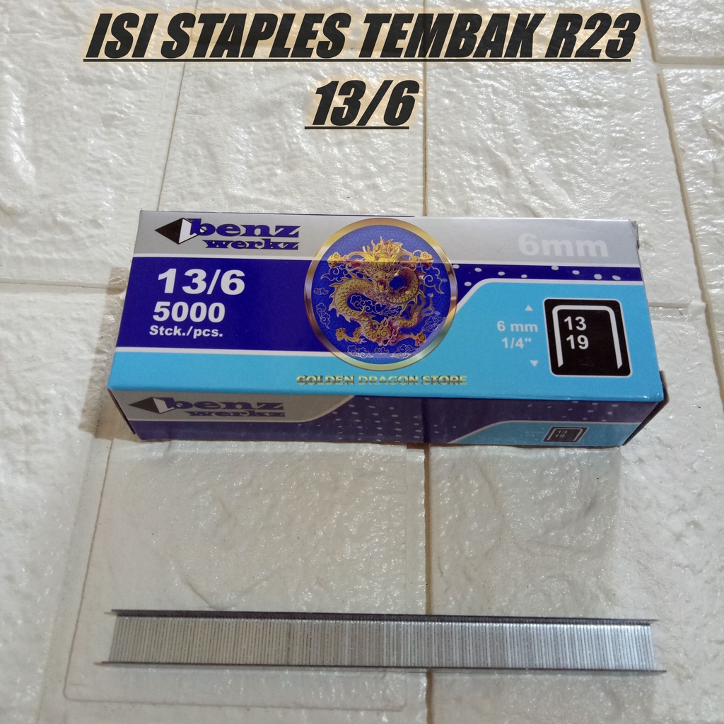 

Isi Staples Tembak R23 13/6 / Untuk Staples Jok Motor