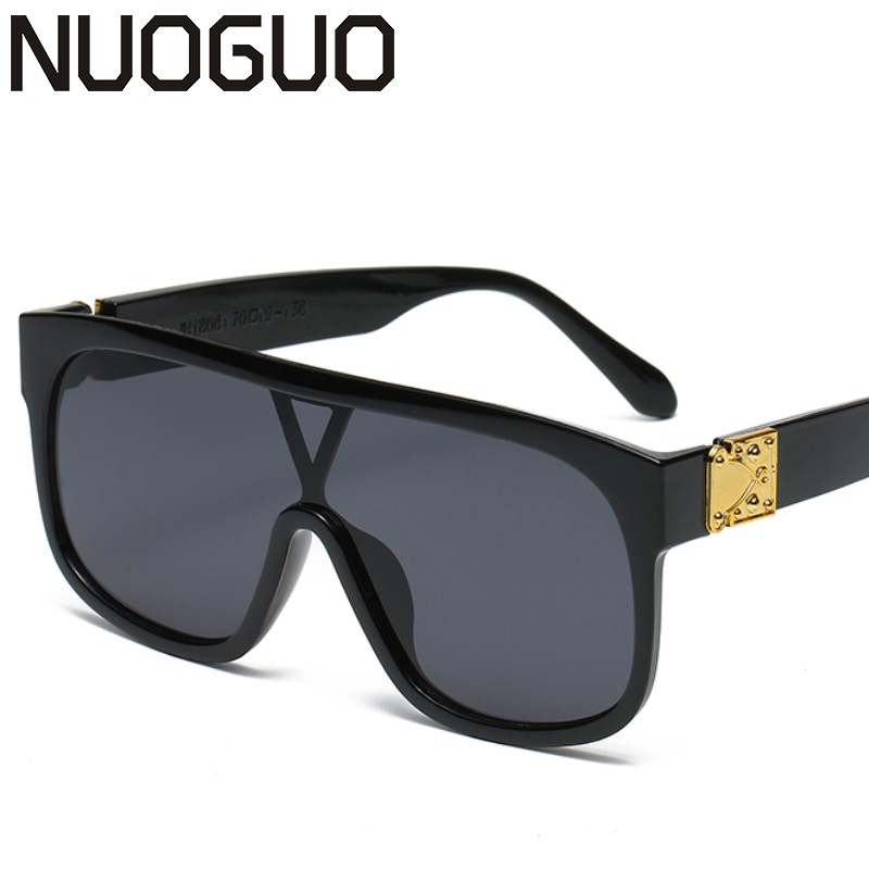 2021 new fashion big frame one-piece square ins sunglasses