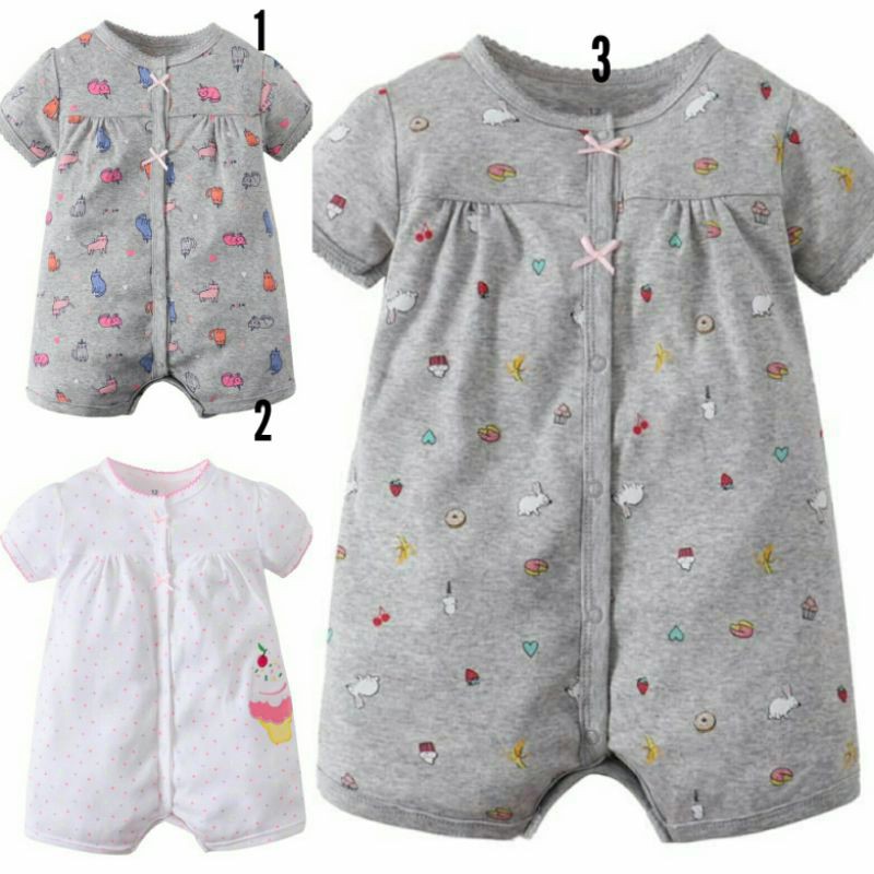 romper bayi/ baju bayi import lucu/ romper baby import/baju bayi