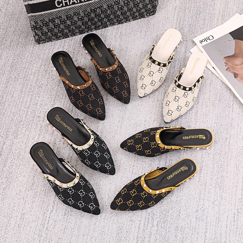 cind 5087, sandal flat wanita import fashion sandal terkiniian dan terbaru cantik terpopular