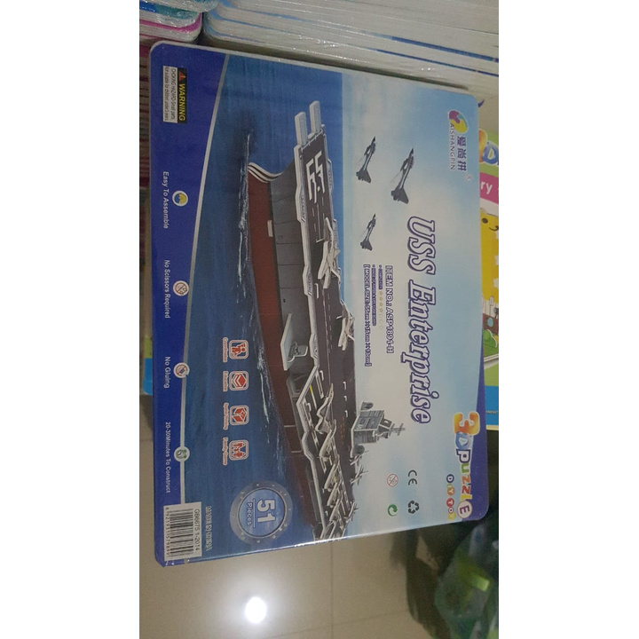 3D Puzzle Toy | Puzzle 3 Dimensi Aircraft Carrier | Toko Mainan Online