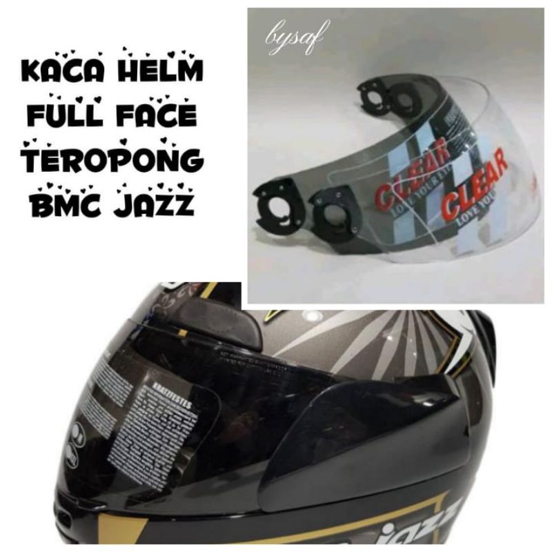 KACA HELM - VISOR HELM FULL FACE BMC JAZZ, MDS 201 GM CRUISER