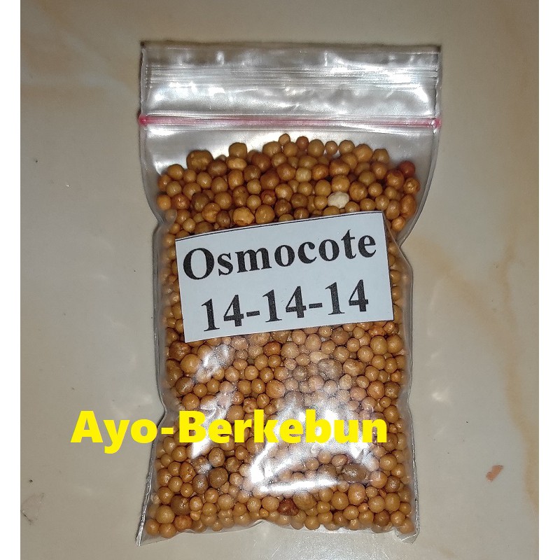 repacking pupuk osmocote 14-14-14 kemasan 50 gram - pupuk osmocote seimbang - pupuk tanaman aglonema