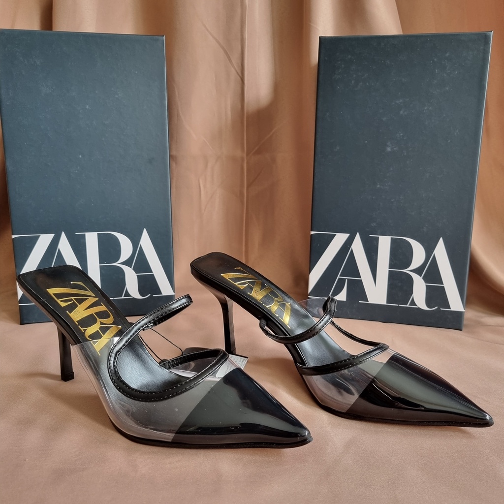 SEPATU ZR WANITA VYNIL STILETTO HEELS