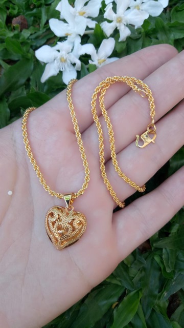 Kalung liontin suping 24k