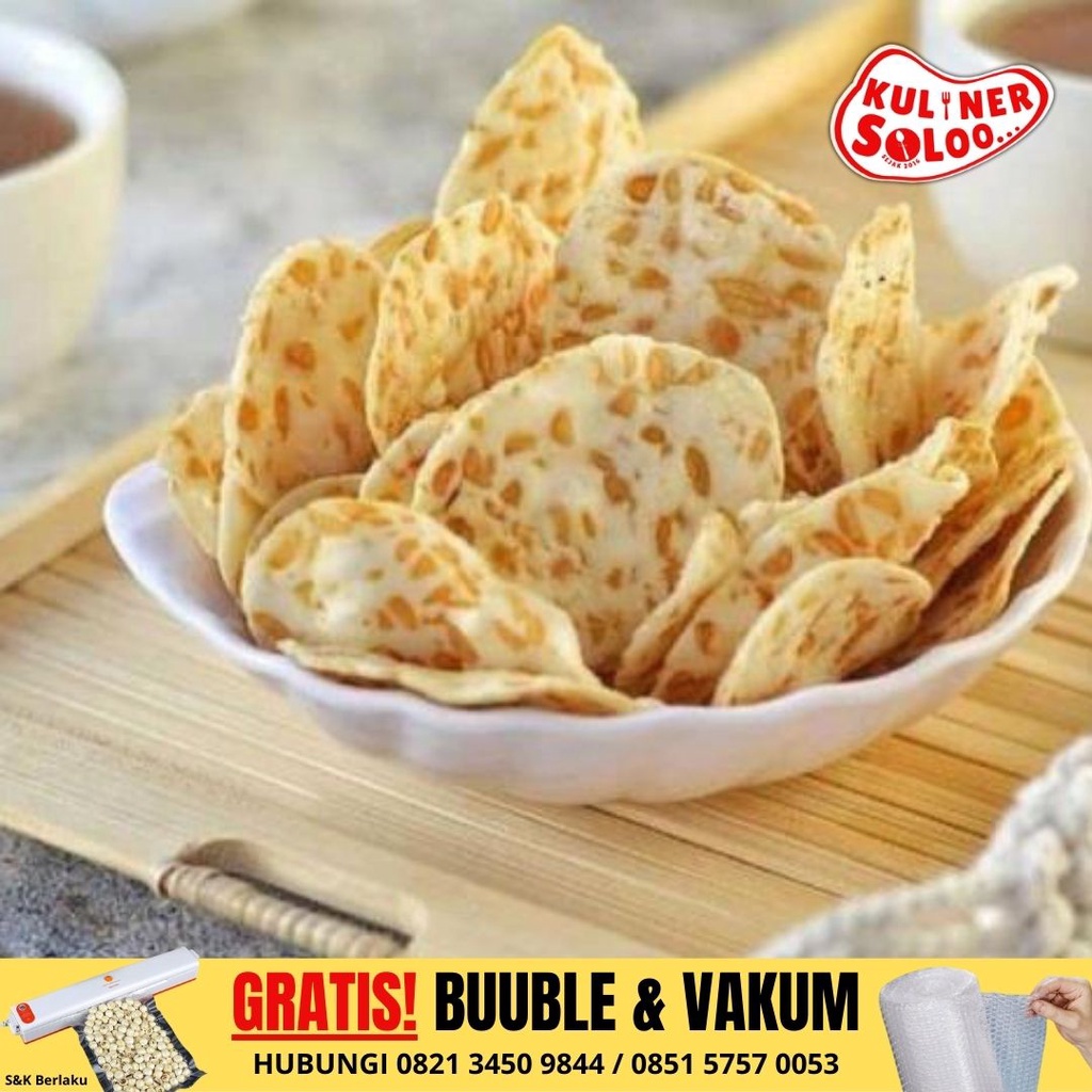 

Kripik Tempe Sagu - Kuliner Soloo