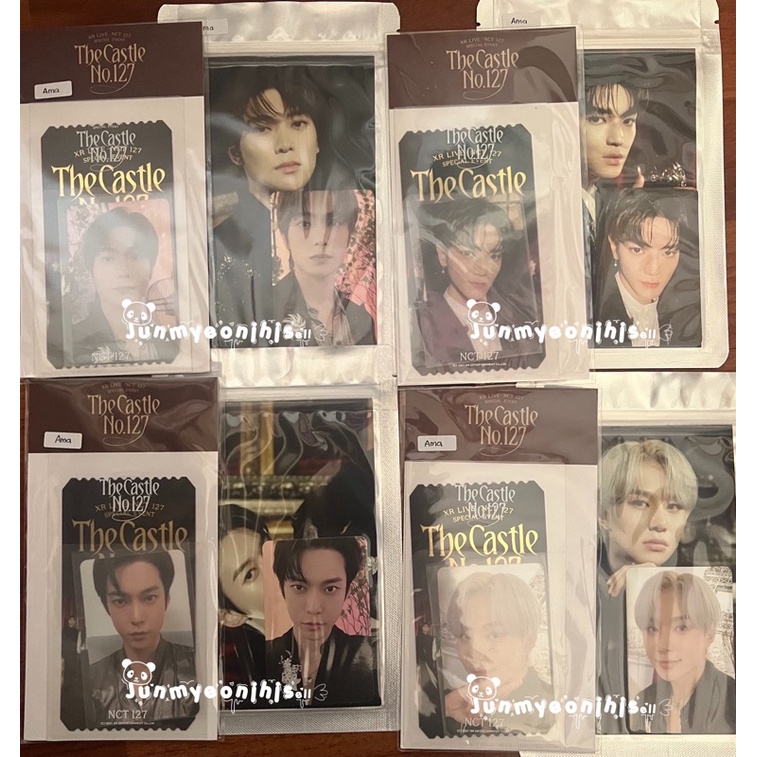 [ SEALED ] 4x6 Photo + Photocard Set  MD The Castle NCT 127 Jaehyun Taeyong Doyoung Jungwoo