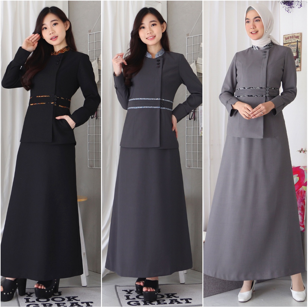 Blazer Wanita / Baju PDH PNS Wanita / Seragam Pemda / Blazer Kerja Wanita / Baju Seragam Guru -  700