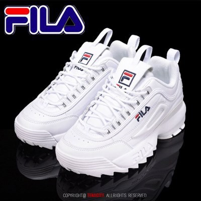 red and gold fila shoes