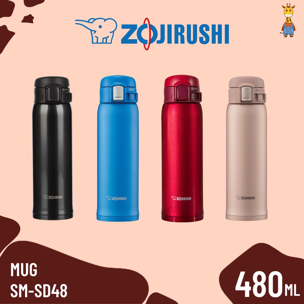 Zojirushi Mug SM-SD48 480mL - Vacuum Mug Botol Minum Termos