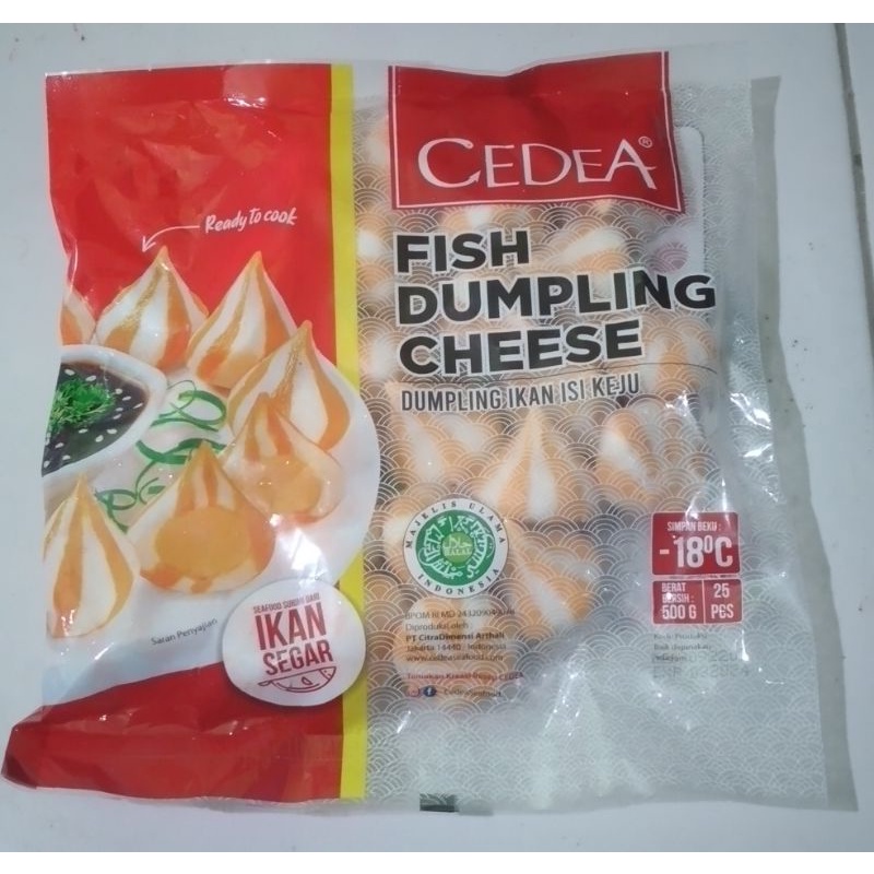 

CEDEA FISH DUMPLING CHEESE / Dumpling ikan isi keju / frozen food