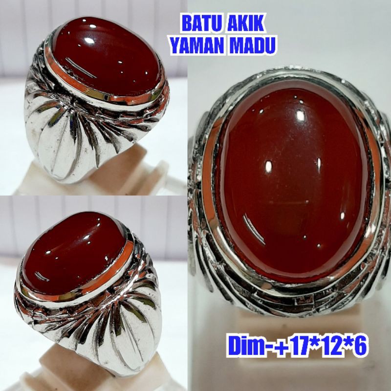 BATU AKIK YAMAN MADU CRISTAL