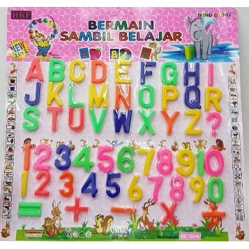 Mainan Edukasi HURUF ABC ALPHABET ANGKA ABC 138HA - Mainan Edukasi Anak Perempuan