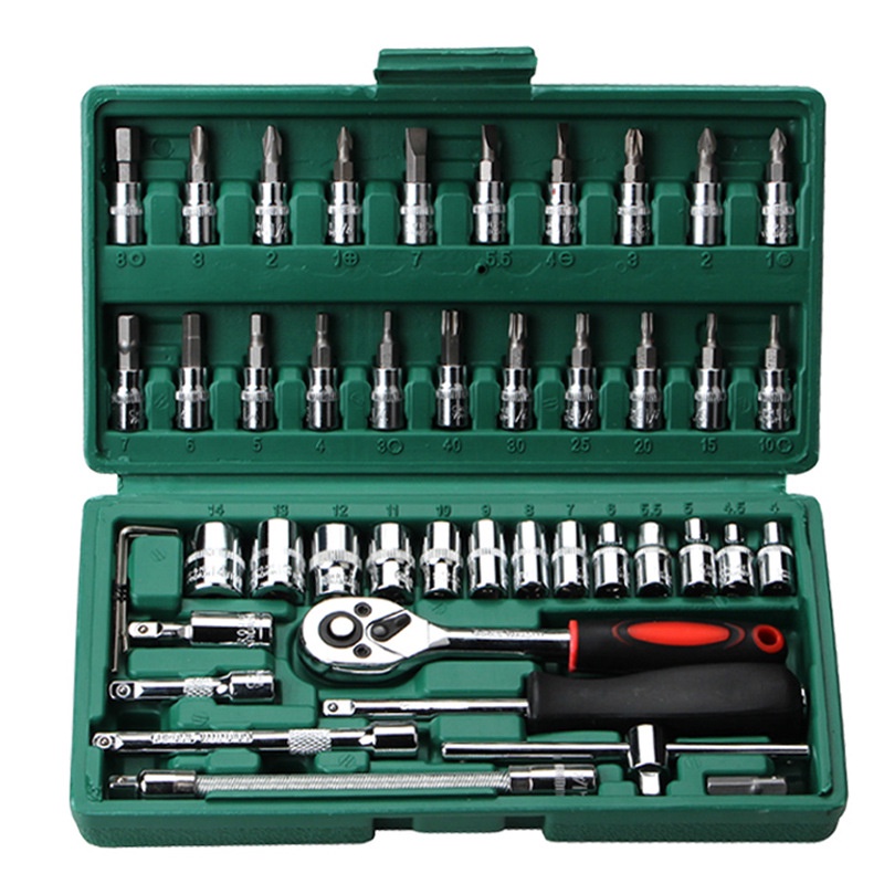 bonkyo Kunci SOK 46 PC Set Socket (1/4 