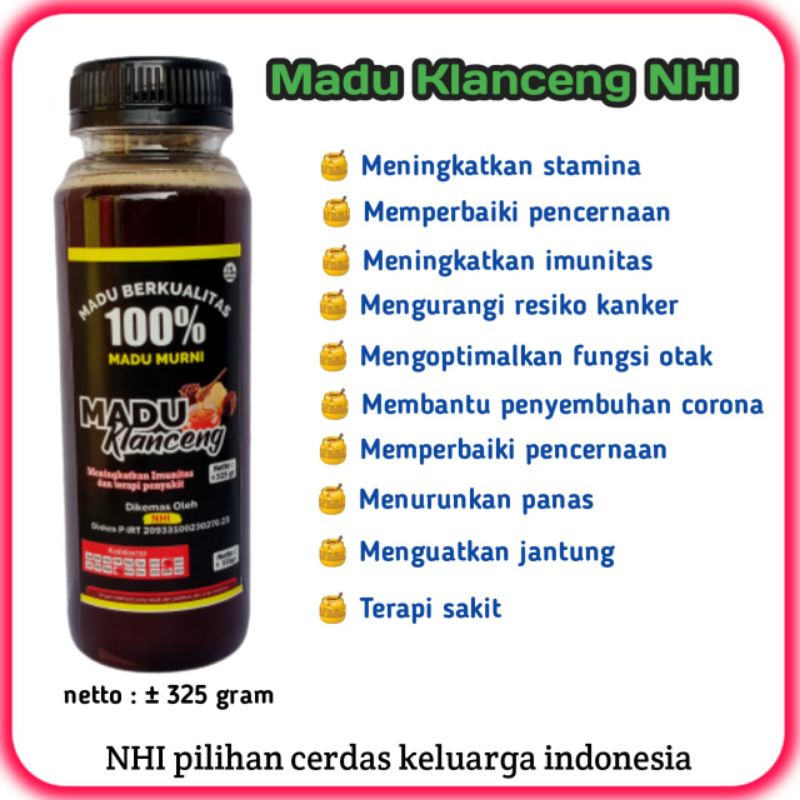

Madu Klanceng Liar 325gram