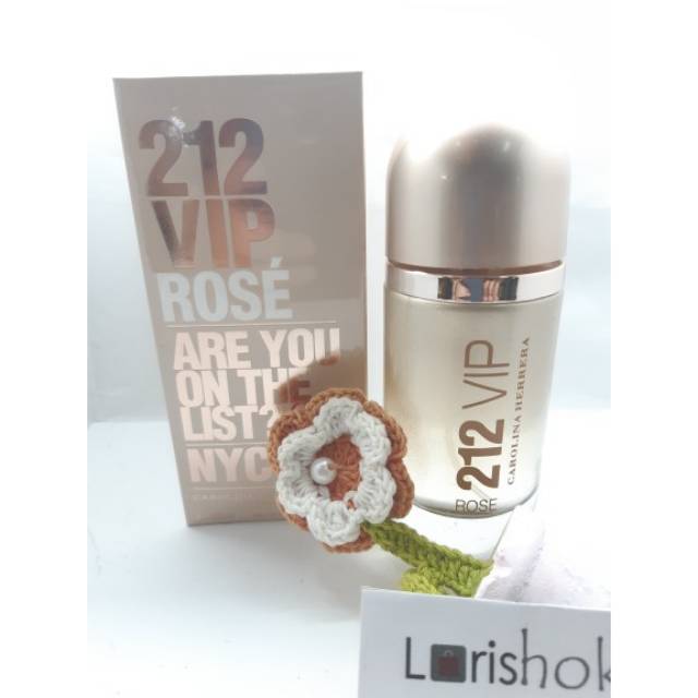 PARFUM 212 VIP ROSE ORIGINAL SINGAPURA