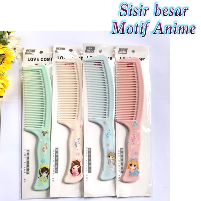 SISIR RAMBUT BESAR MOTIF ANIME