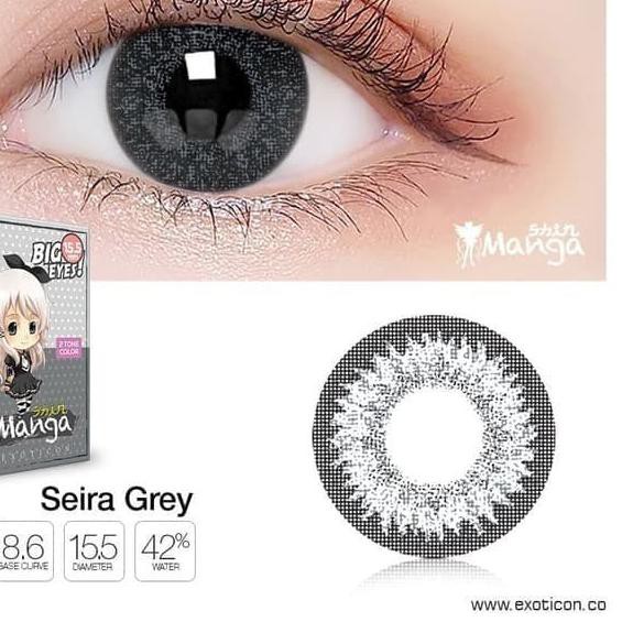 ♙ Softlens / Soflen / Softlense Big Eyes X2 Manga Shin - kokoa brown ☂