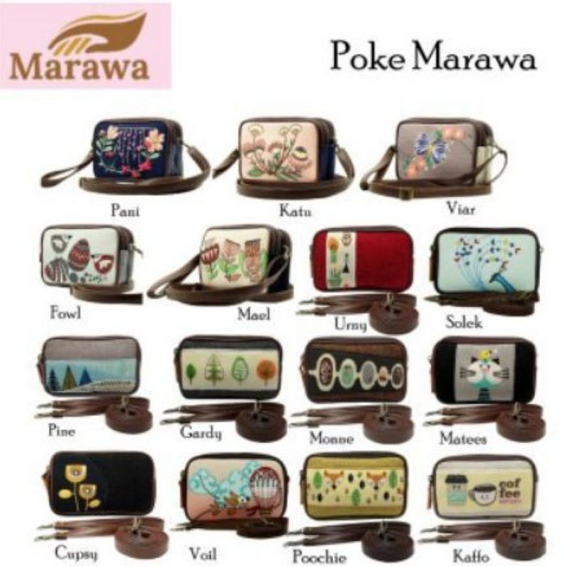 Poke marawa dompet hp tali panjang