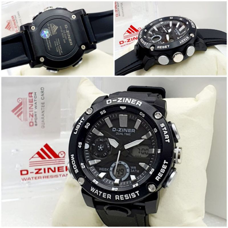 Jam Tangan Pria D-Ziner Original Tahan Air