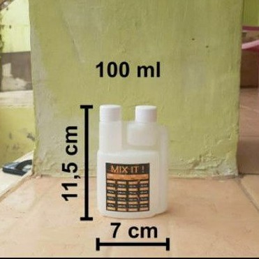 Botol Takaran Oli Samping Motor 2Tax 100ML Motocross two stroke f1zr ninja rx king