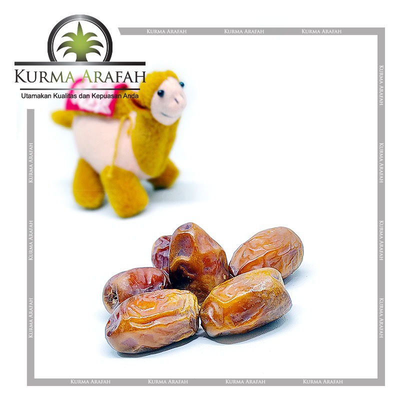 Kurma Shoidi 500gr Premium Pulen Dan Lembut - Kurma Manis Rasa Sukari Kering