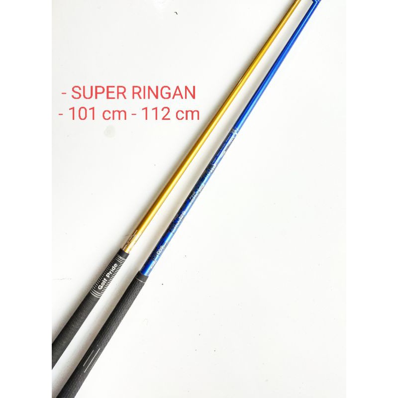 Stik Gagang Golf CARBON SUPER RINGAN  101 cm - 112 cm untuk Joran Pancing Kolam Besutan