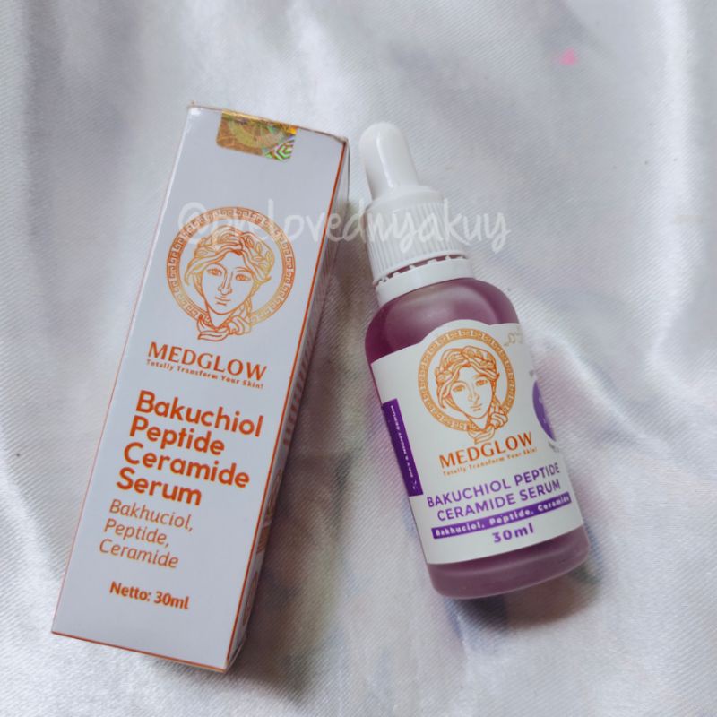MEDGLOW BAKUCHIOL PEPTIDE CERAMIDE SERUM