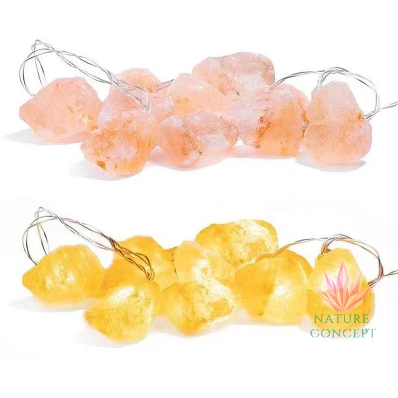 Lampu Batu Kristal Garam Himalaya Himalayan Rock Salt LED Lamp DIY