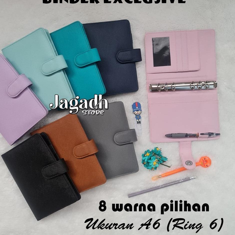 

✓ BINDER A6 BAHAN EXCLUSIVE 8 WARNA PILIHAN Special