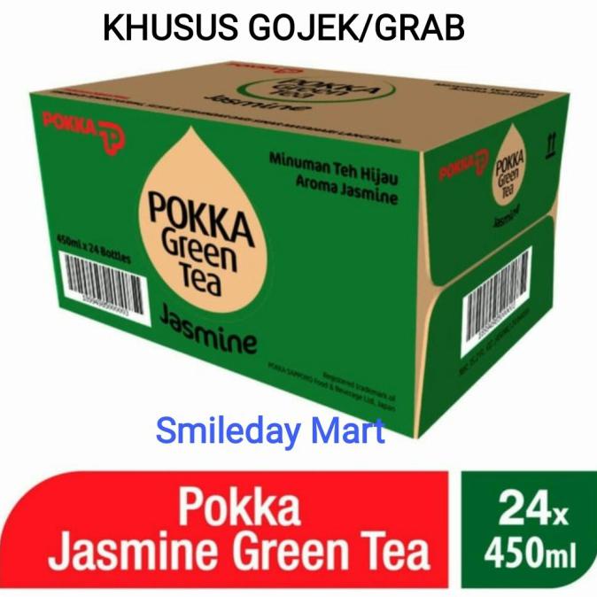 

Cuci Gudang Awal Tahun Pokka Green Tea Jasmine 450ml Pokka Teh Hijau 1Dus 24Btl - Pokka Pet 450ml