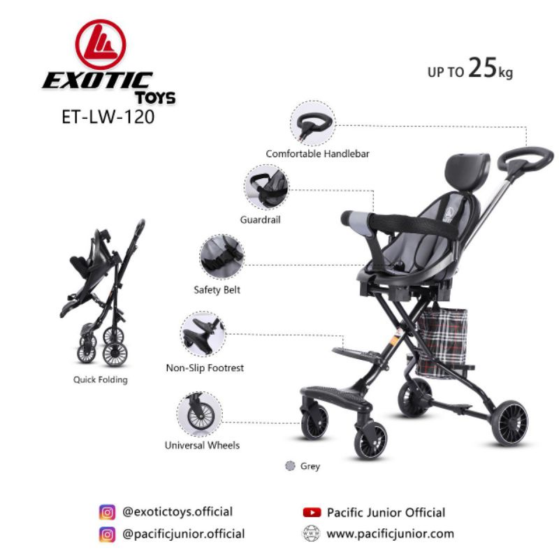 Stroller Magic Exotic ET-LW-120