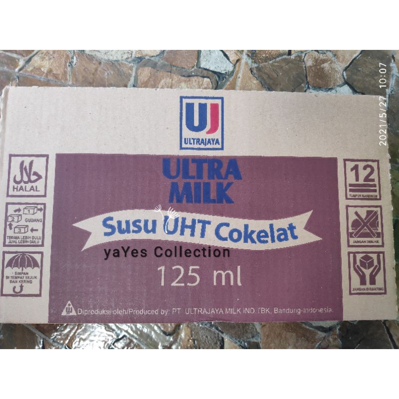 Susu Ultra Milk UHT Coklat Cokelat Stroberi 125 ml Halal susu cair kotak anak