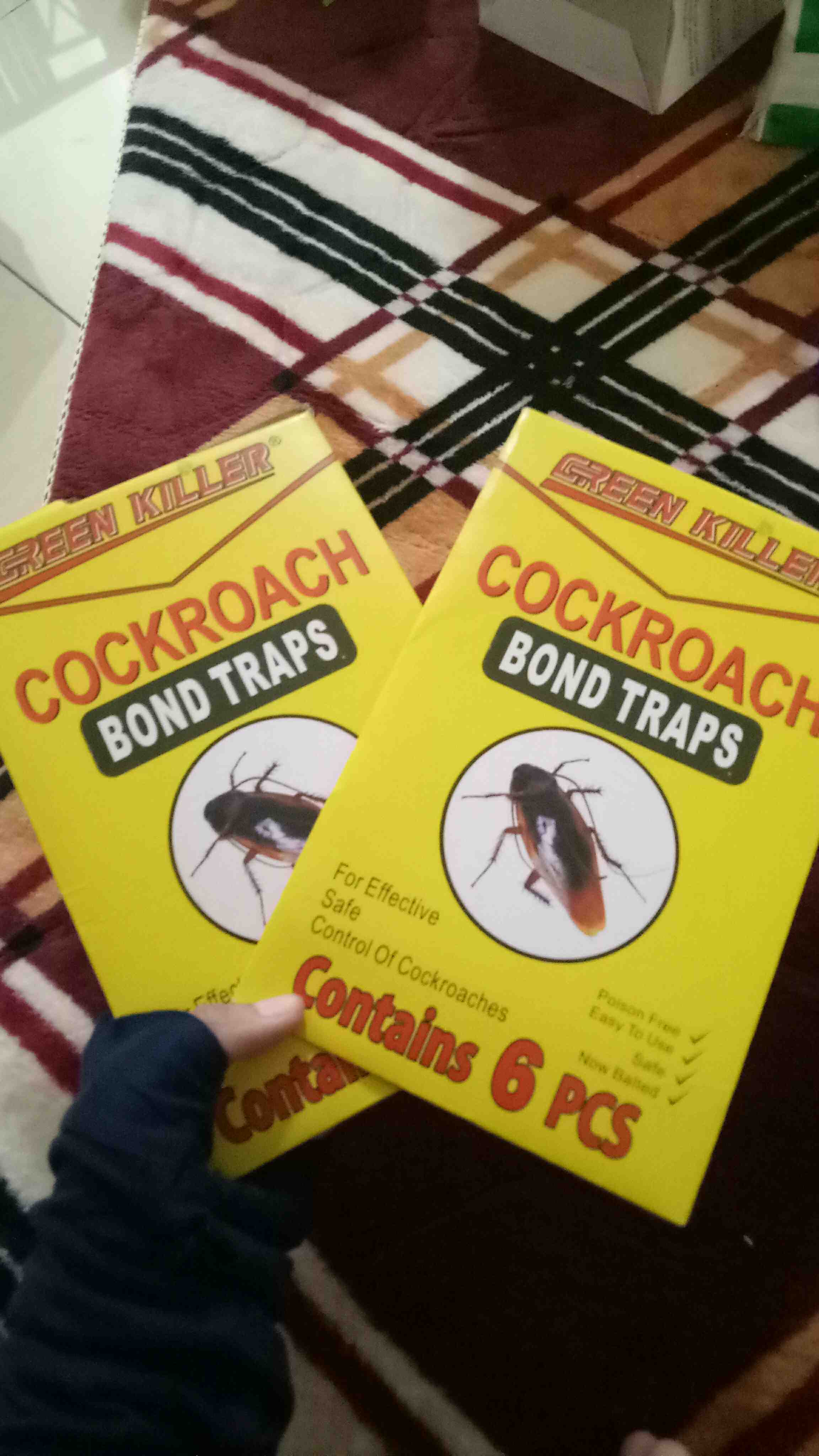 Lem Papan Jebakan Perangkap Cecak Kecoa Mirip Cap Gajah Fe7