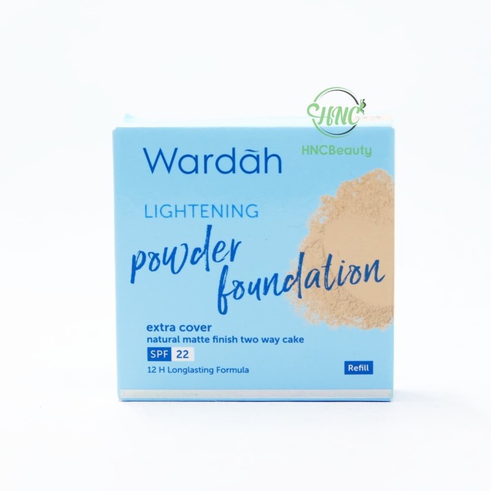 Wardah Refill Lightening Powder Foundation Extra Cover SPF 22