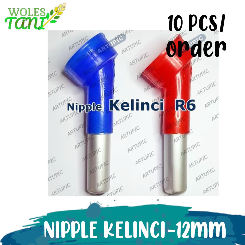 Nipel Nepel Kelinci Tutup Botol R6 10 Pcs