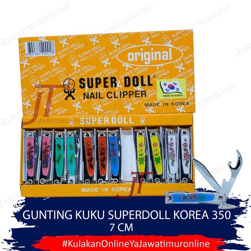 Gunting Kuku Superdoll KOREA SK 350 Ukuran Tanggung - Super Doll Korea