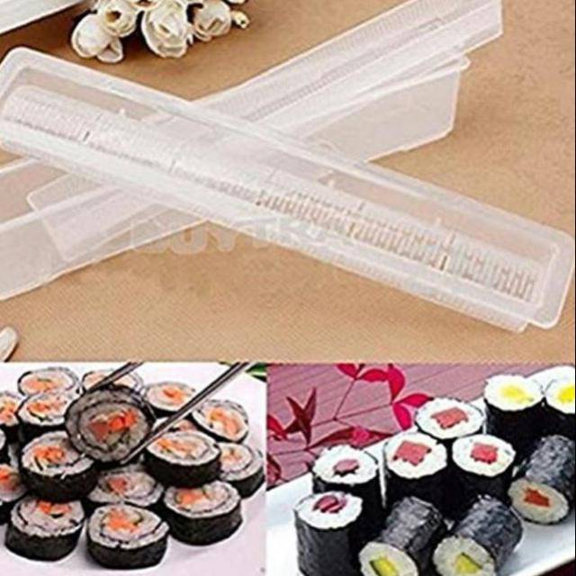 Hosomaki Sushi Roll Maker Kit Alat Pembuat Cetakan Sushi Bulat Hias Kimbab Kimbap Maki